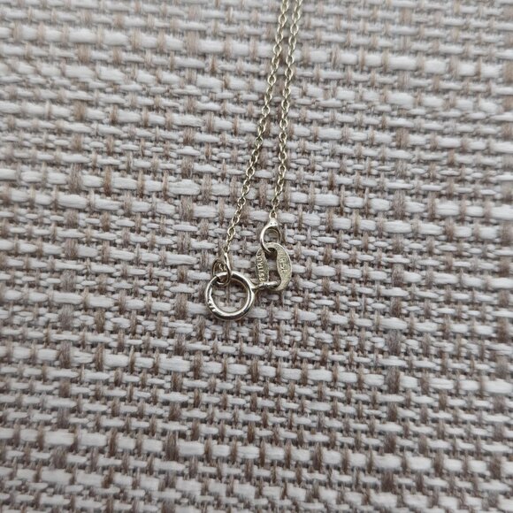 19 Inch Gold Over Sterling Silver Ruby Gems Heart Necklace A2452 - Picture 6 of 8